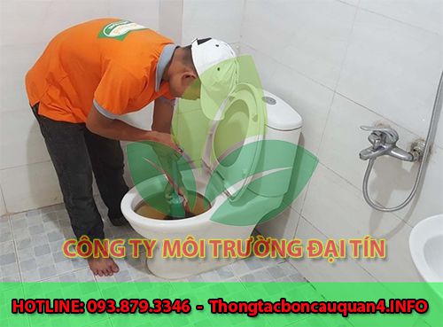 Thông bồn cầu Phường 8 Đại Tín BH 3 năm giá từ 96K