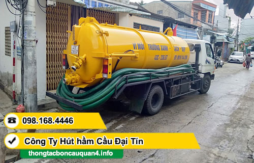 Hút hầm cầu Phường Khánh Hội giá rẻ