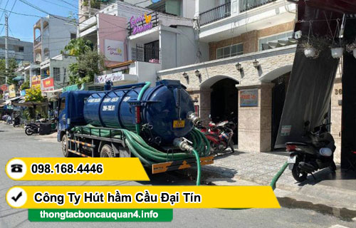 Hút hầm cầu Phường Xóm Chiếu giá rẻ