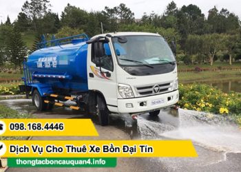 Cho thuê giấy tờ xe bồn đấu thầu công trình