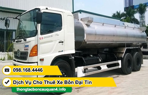 cho thuê xe bồn chở nước tại TPHCM