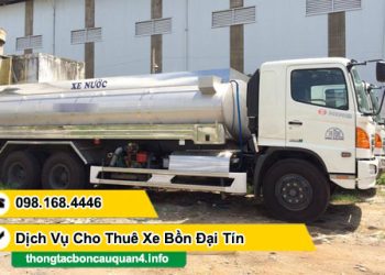 cho thuê xe bồn chở nước tại TPHCM