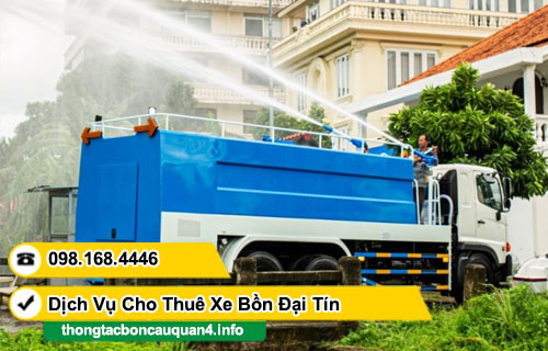 Cho thuê xe bồn tưới cây TPHCM