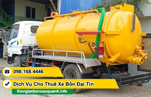 Xe bồn vận chuyển, hút chất thải tphcm